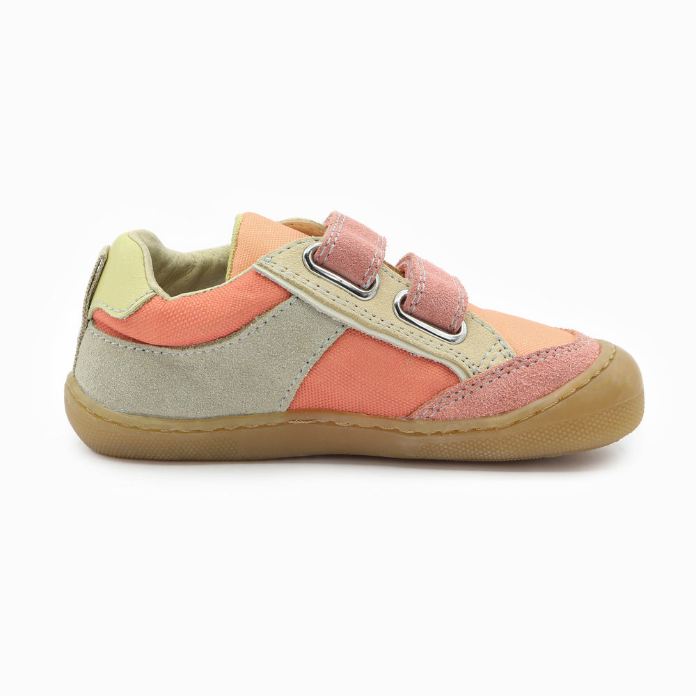 Naturino Barefoot Eksy Atardecer Melocotón Suave Beige Vainilla
