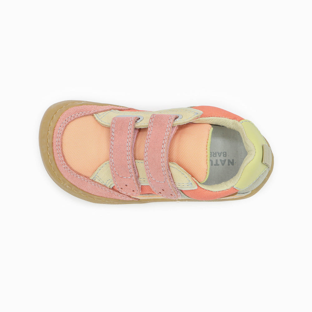 Naturino Barefoot Eksy Atardecer Melocotón Suave Beige Vainilla