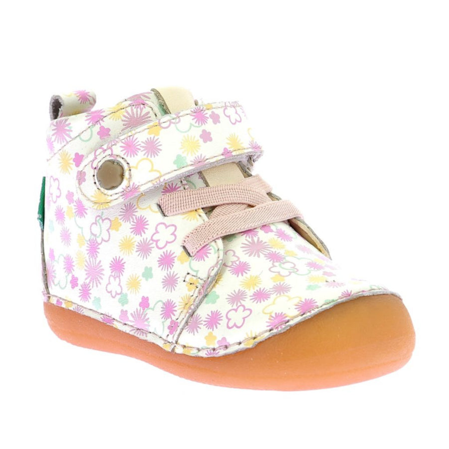 Kickers Sonizikro Blanc Fleurs