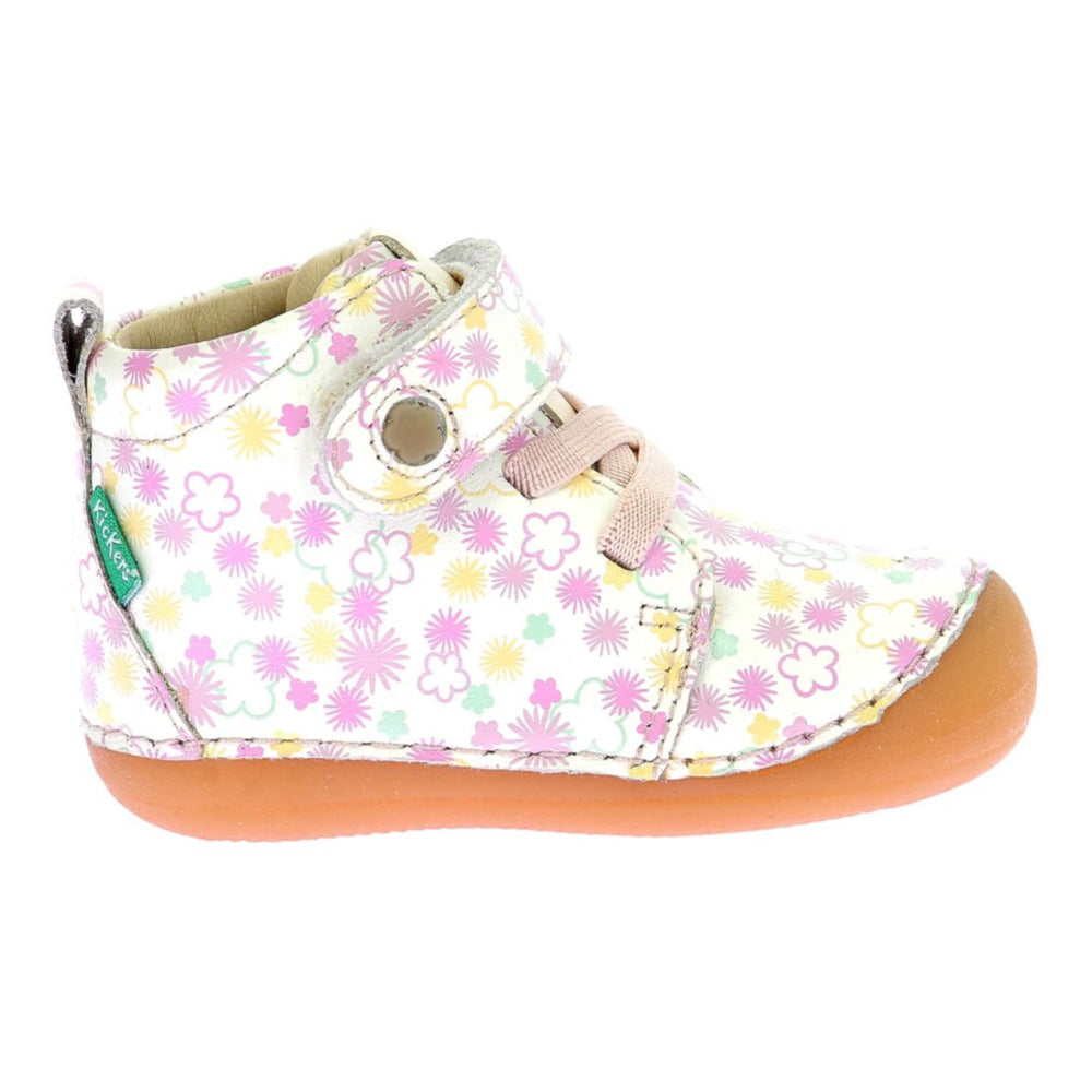 Kickers Sonizikro Blanc Fleurs