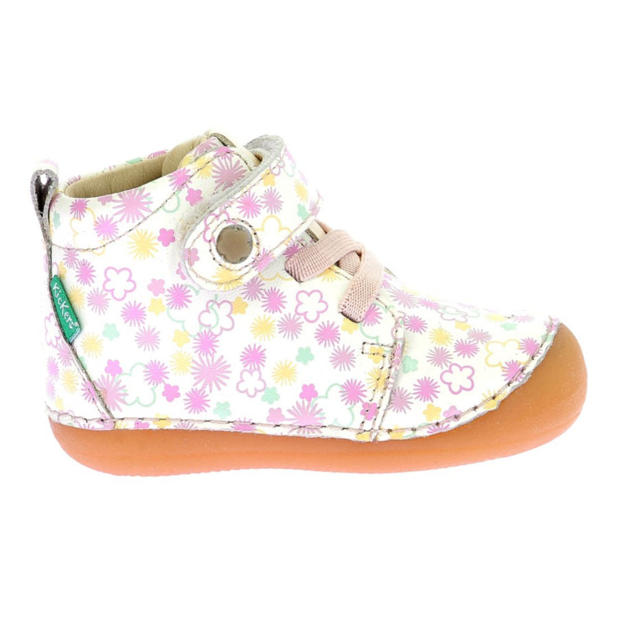Kickers Sonizikro Blanc Fleurs