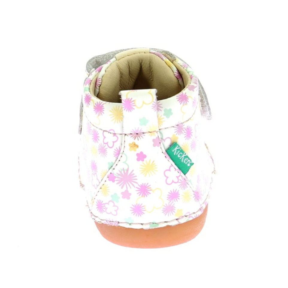 Kickers Sonizikro Blanc Fleurs