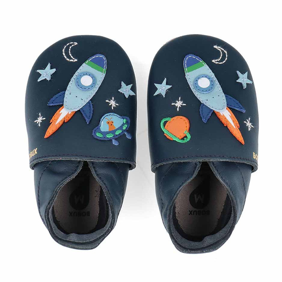 Bobux Pantuflas Cosmic Rocket Navy