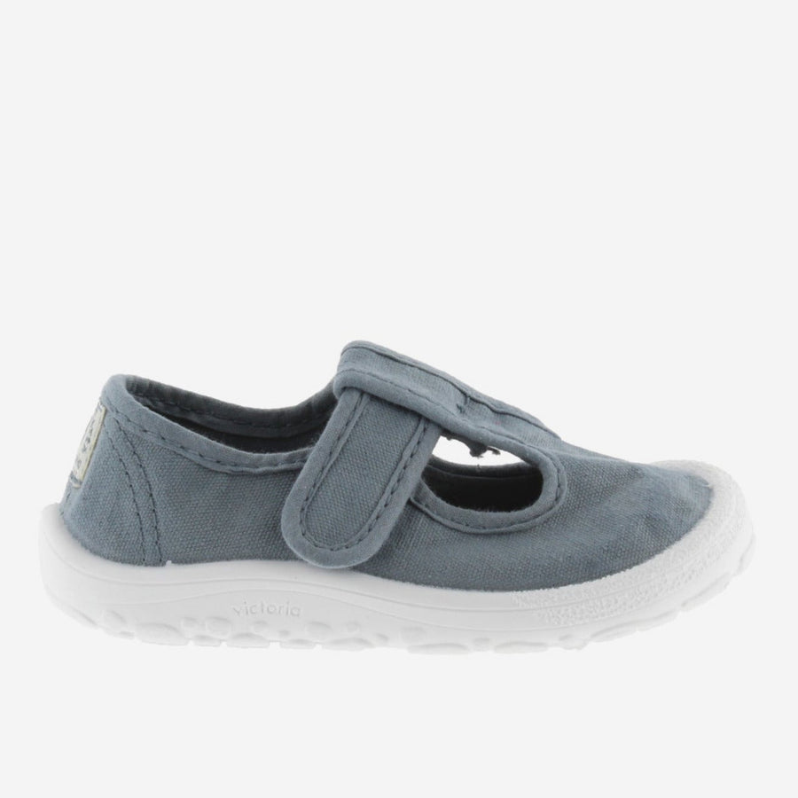 Victoria Barefoot Bosco Sandalia Lona Atlantico