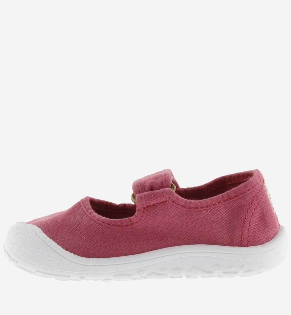 Victoria Barefoot Bosco Merceditas de Lona Frambuesa