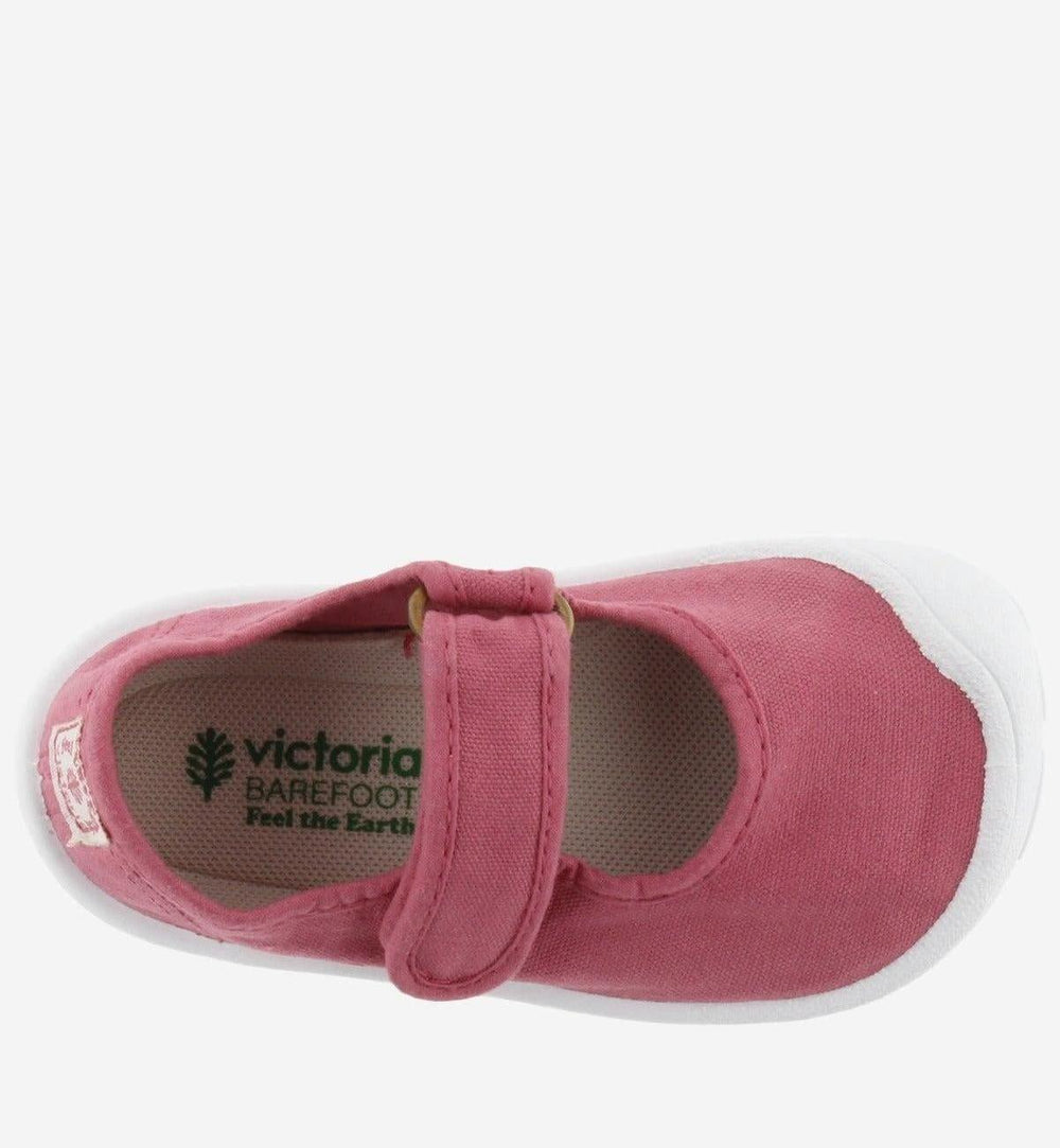 Victoria Barefoot Bosco Merceditas de Lona Frambuesa