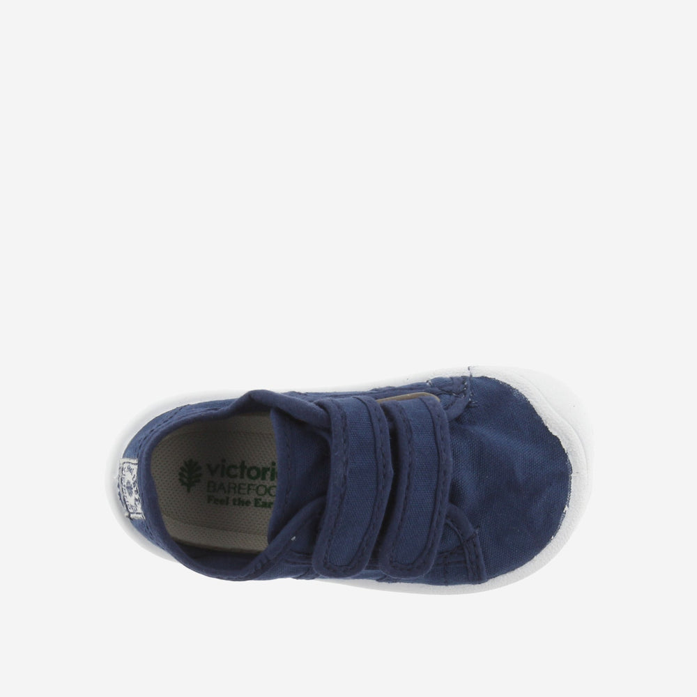 Victoria Barefoot Bosco tiras de lona azul marino