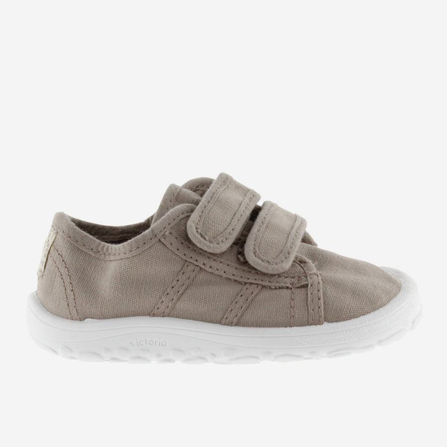 Victoria Barefoot Bosco Tiras Lona Beige
