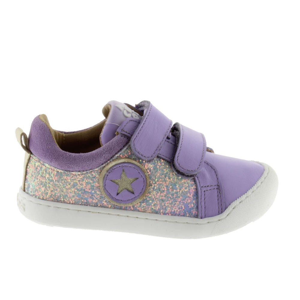 Acebos Barefoot Glim con velcros lila