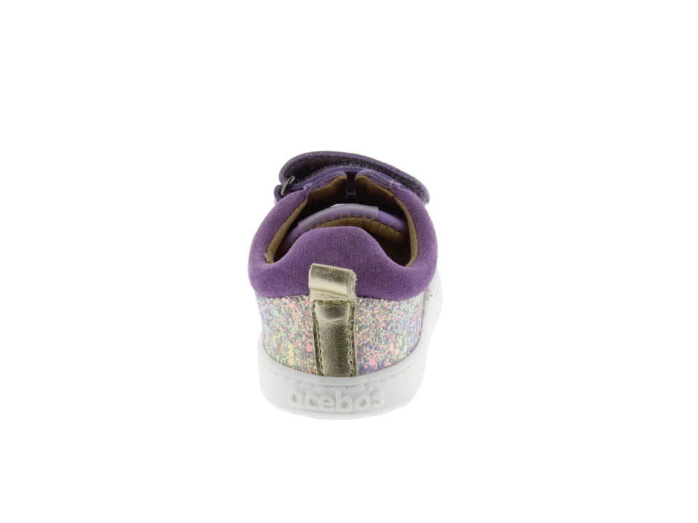 Acebos Barefoot Glim con velcros lila