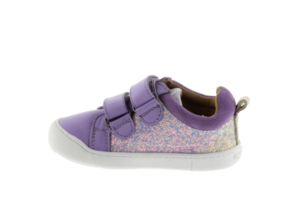 Acebos Barefoot Glim con velcros lila