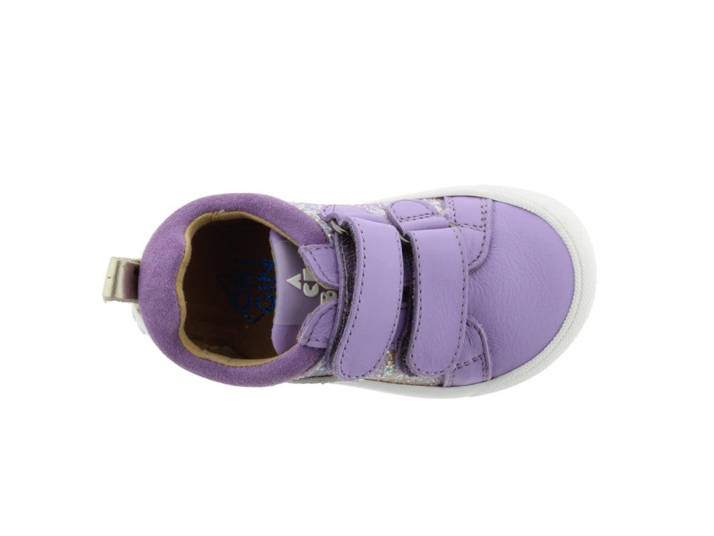 Acebos Barefoot Glim con velcros lila