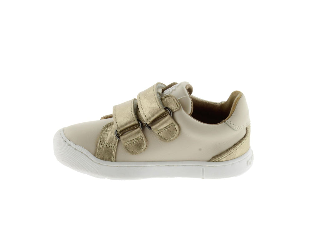 Acebos Barefoot Flora con velcros beige
