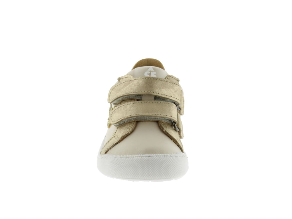 Acebos Barefoot Flora con velcros beige