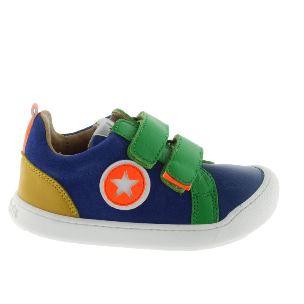 Acebos barefoot Univers con velcros color cobalto