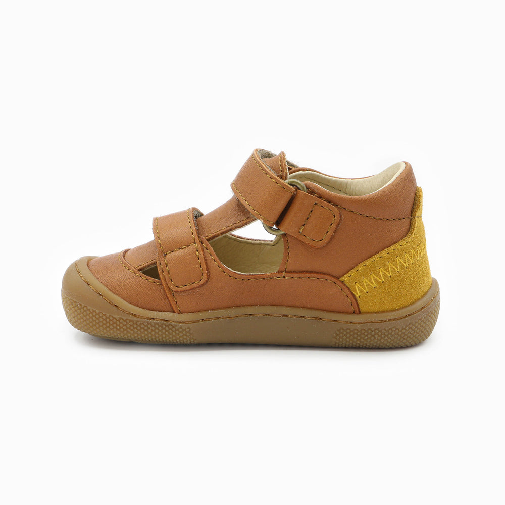 Naturino Barefoot Sandalias Irtys Miel Coñac Calabaza