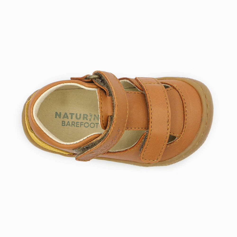 Naturino Barefoot Sandalias Irtys Miel Coñac Calabaza