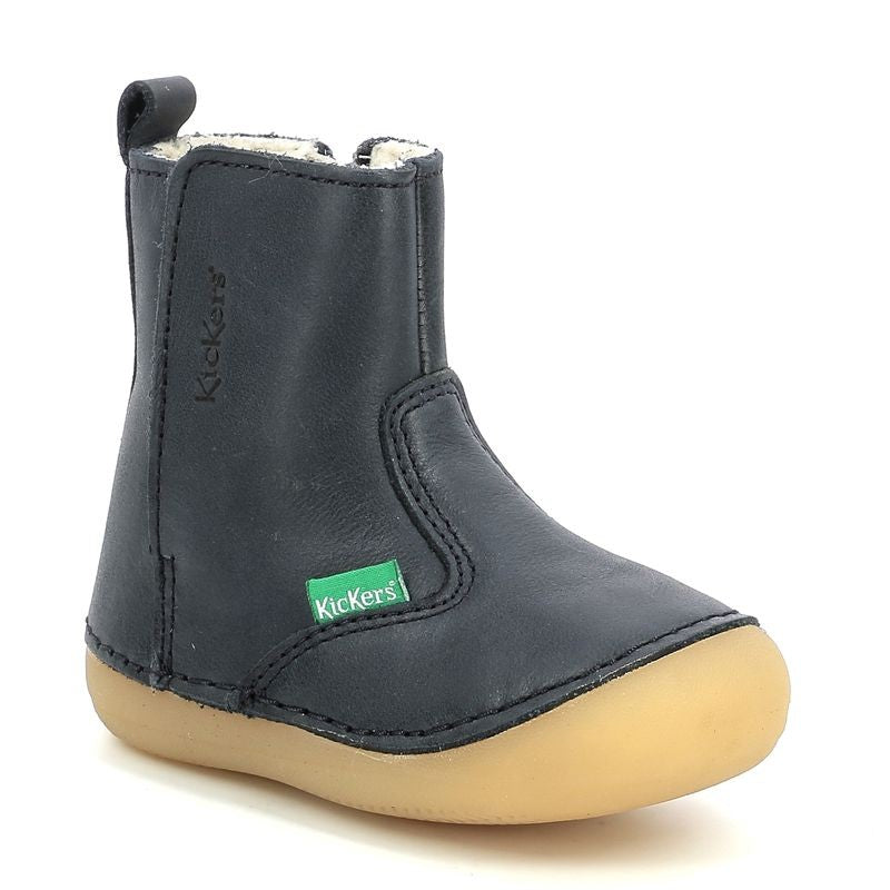 Kickers Socool Cho Fourrées Marine