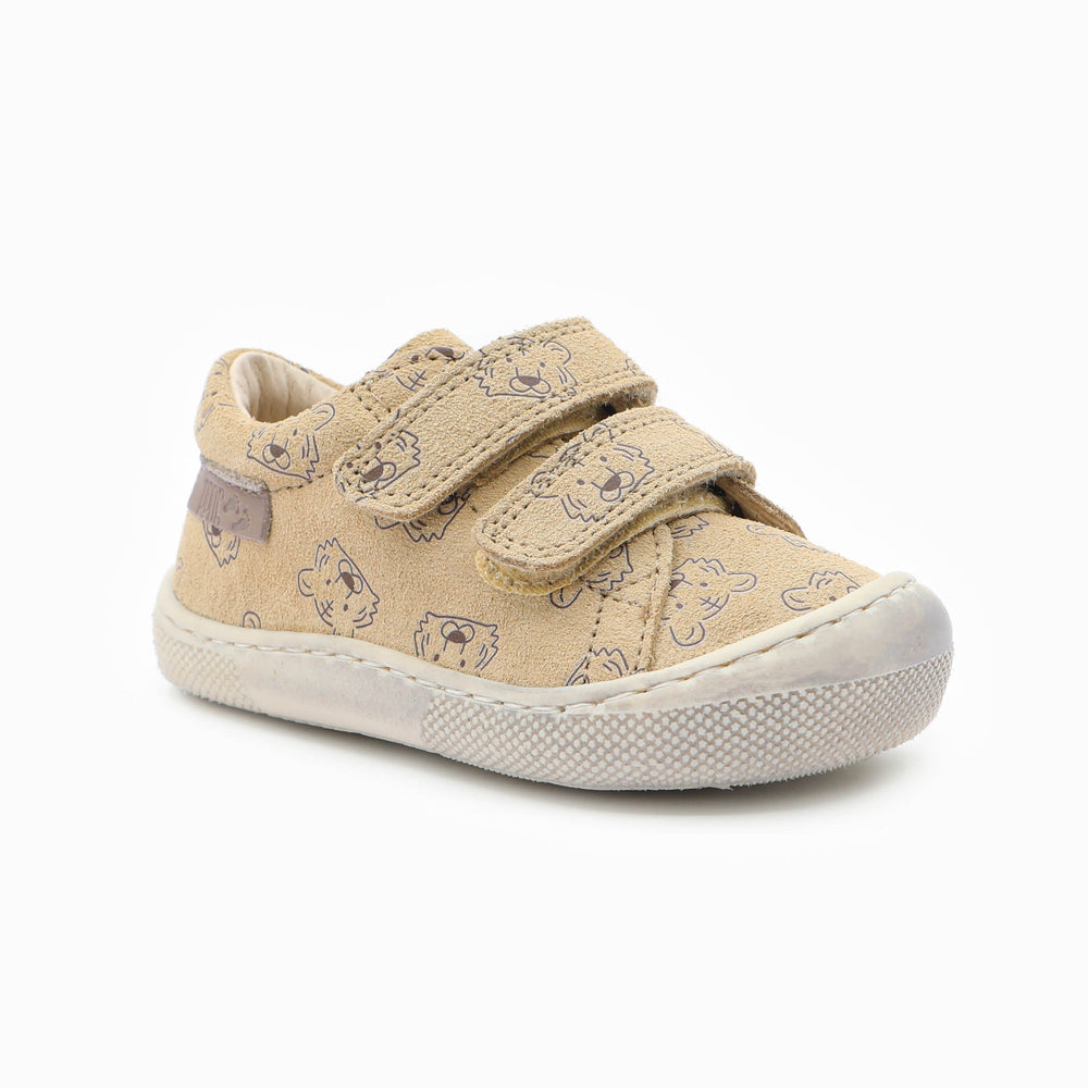 Naturino Barefoot Orec Low Velcros Lion Sand Brown