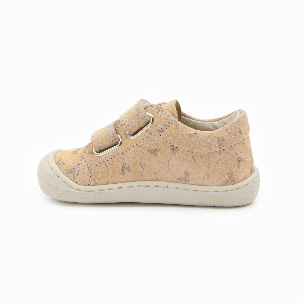 Naturino Barefoot Orec Low Velcros Glitter Flower Heart Vani
