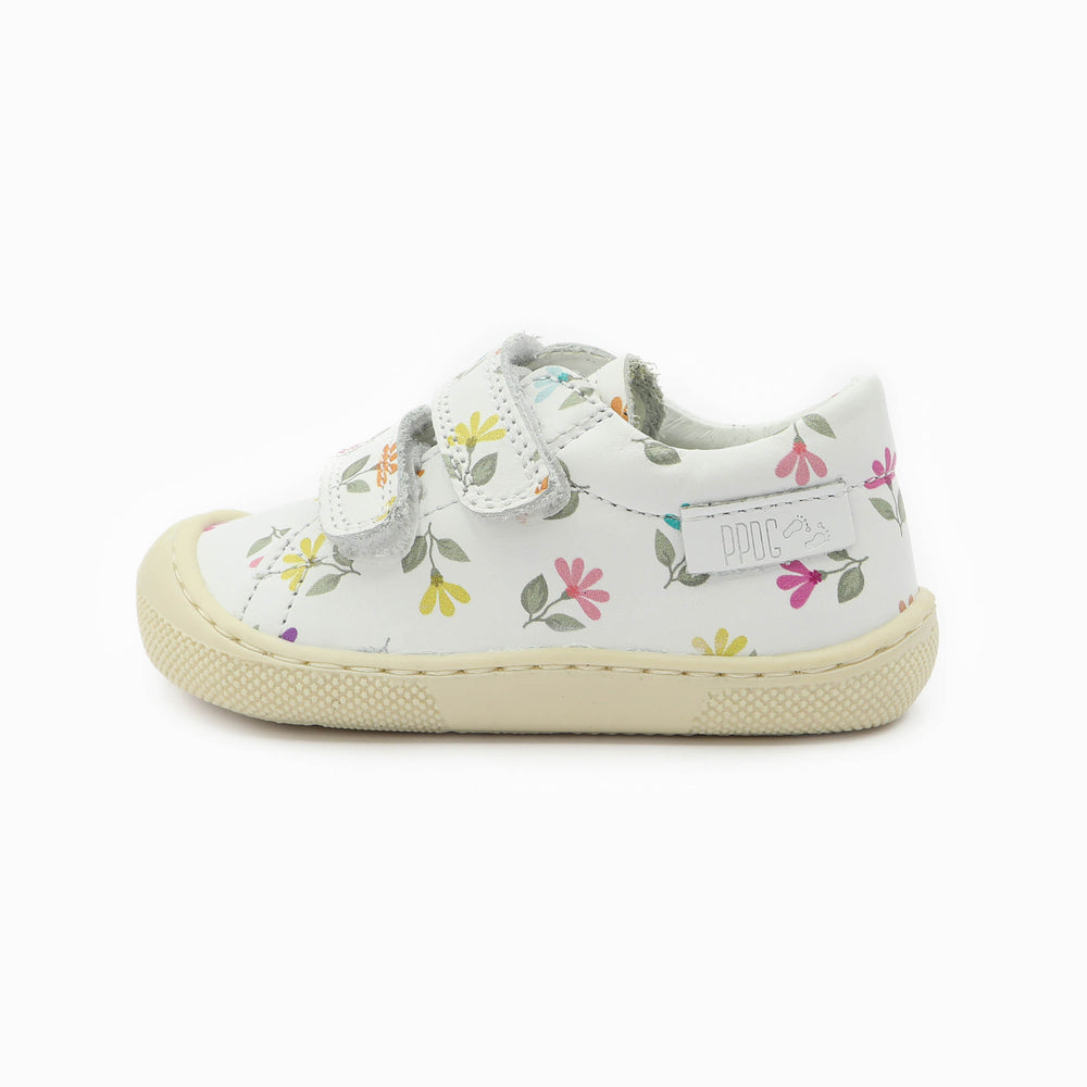 Naturino Barefoot Orec Low Velcros Cyclamens White Multi