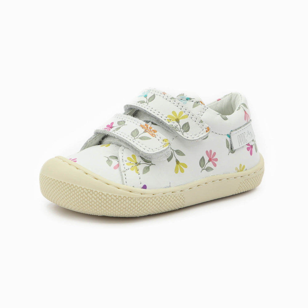 Naturino Barefoot Orec Low Velcros Cyclamens White Multi