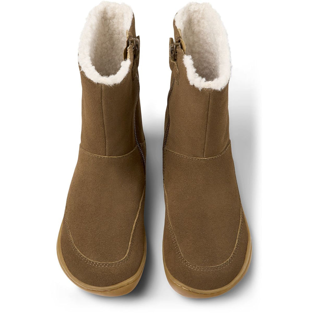 Botas forradas marrones Camper Kids Peu