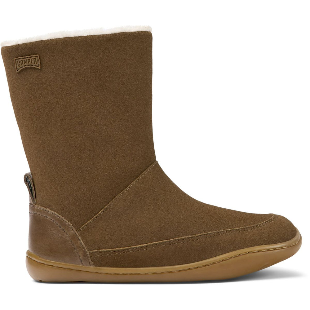 Botas forradas marrones Camper Kids Peu