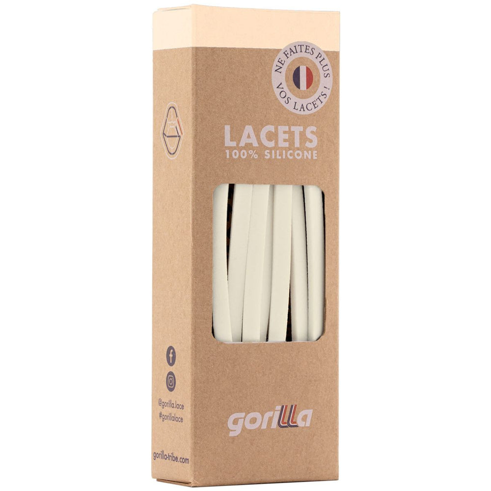 Gorilla Cordones Elásticos Finos Vainilla