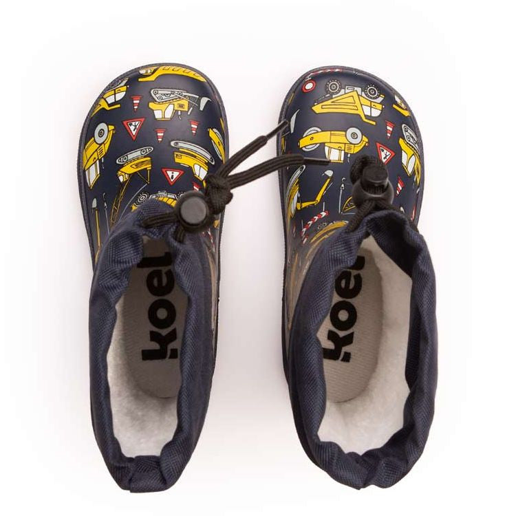 Koel Barefoot botas de agua forradas Tractor azul
