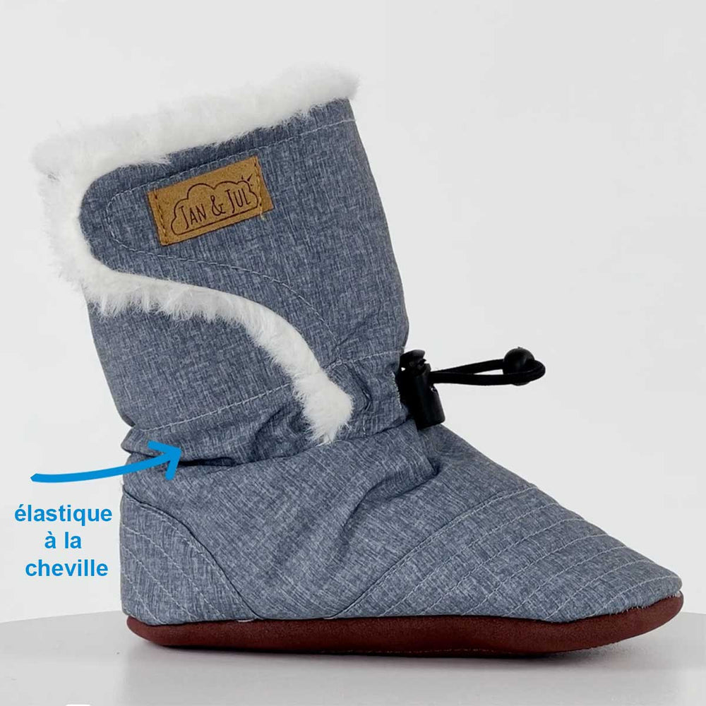 Jan and Jul Stay-Put Winter Booties Dusty Mint