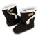 Jan and Jul Stay-Put Winter Booties Black