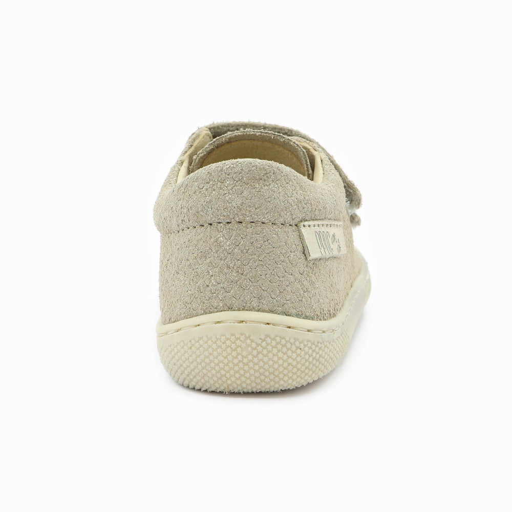 Naturino Barefoot Orec Low Velcros Lizard Met Platinum