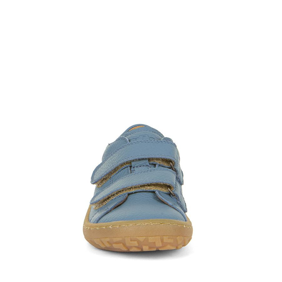 Froddo Barefoot Cuir Velcros Bleu Jeans