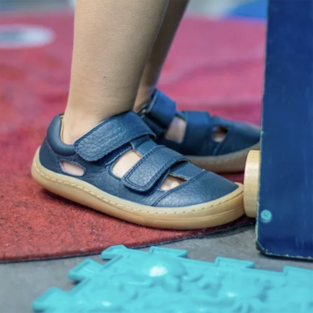 Froddo Barefoot Sandales Deux Scratchs Marine