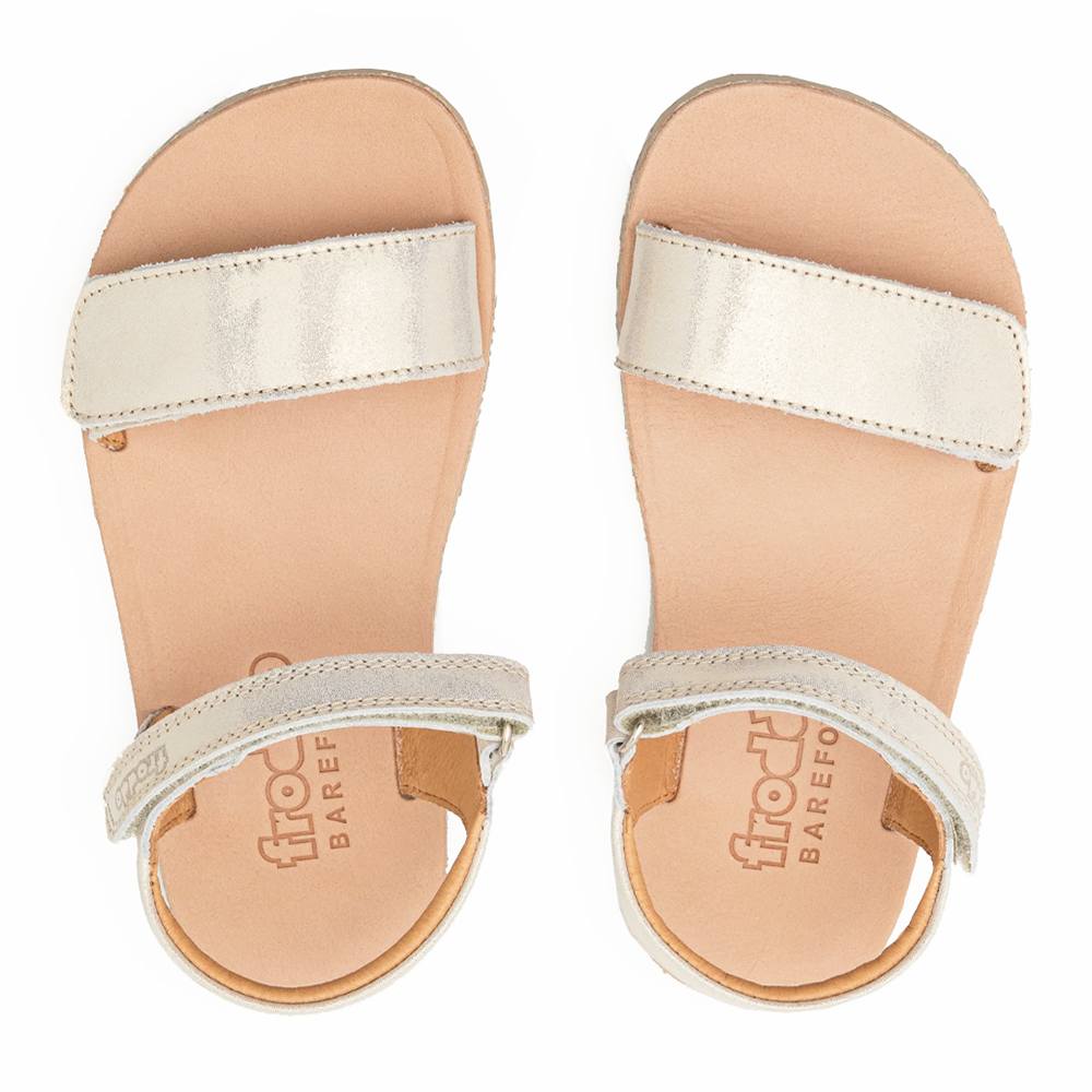 Froddo Barefoot Sandales Flexy Lia Platine Brillant