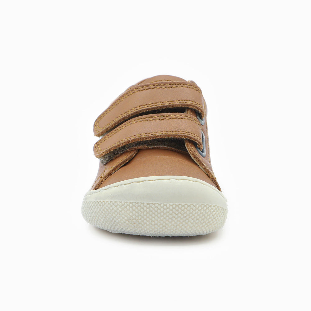 Naturino Barefoot Orec Low Velcros Bone Cognac