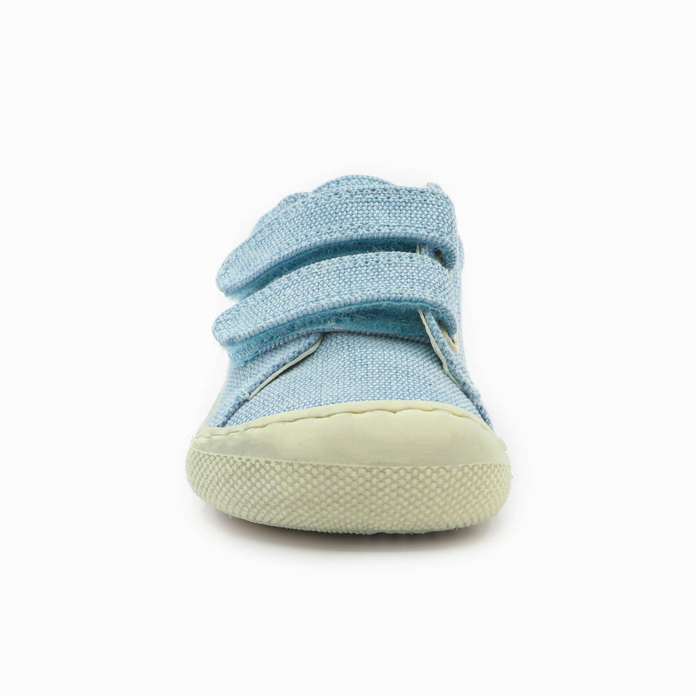 Naturino Barefoot Orec Low Velcros Canvas Celeste