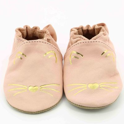 Robeez Chaussons Goldy Cat Rose