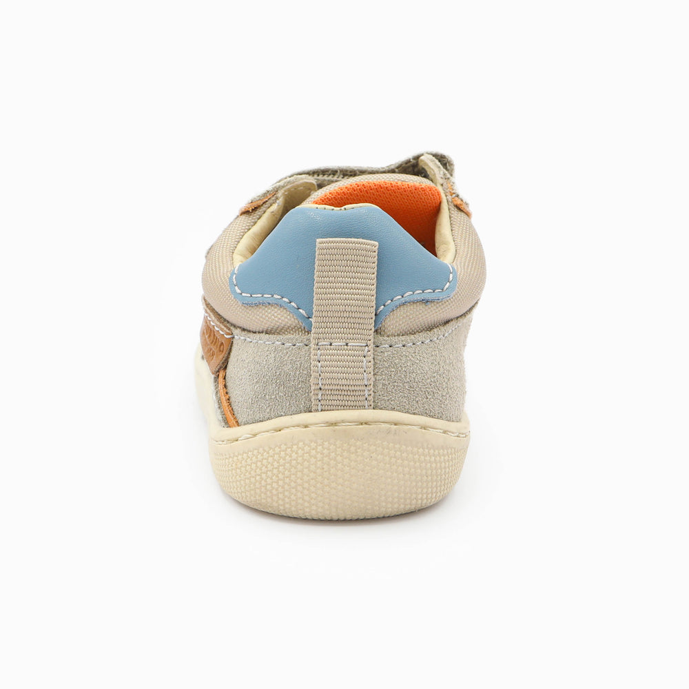 Naturino Barefoot Eksy topo, naranja y azul marino