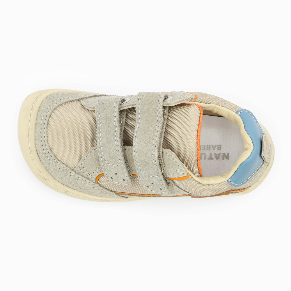 Naturino Barefoot Eksy topo, naranja y azul marino