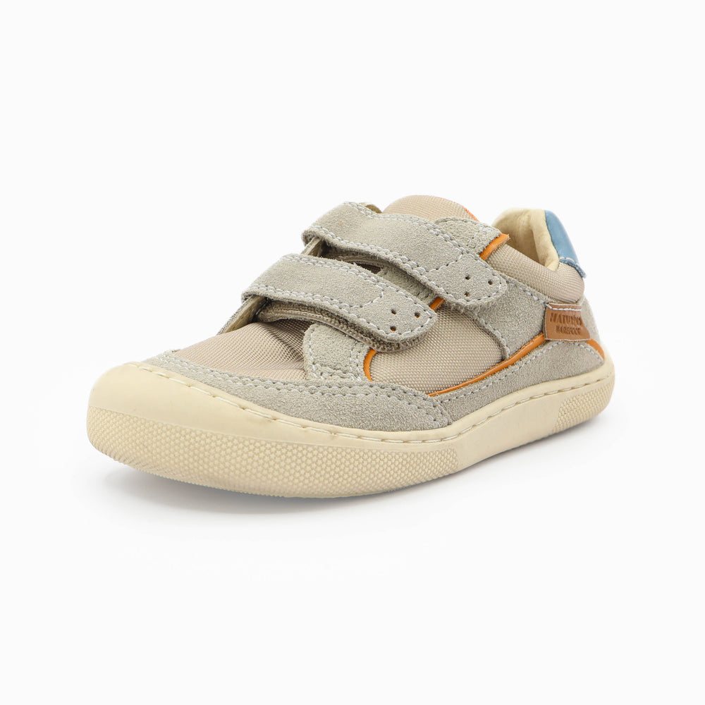 Naturino Barefoot Eksy topo, naranja y azul marino