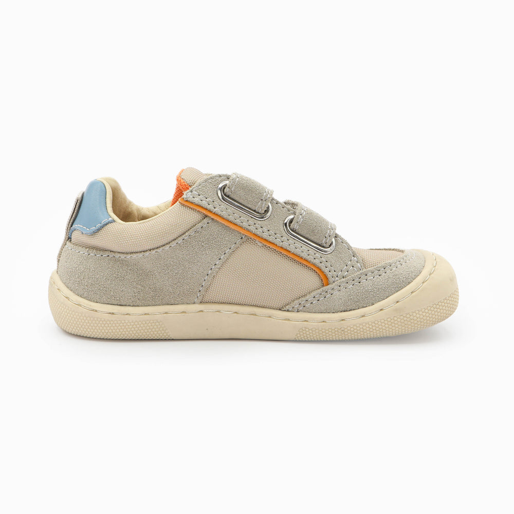 Naturino Barefoot Eksy topo, naranja y azul marino