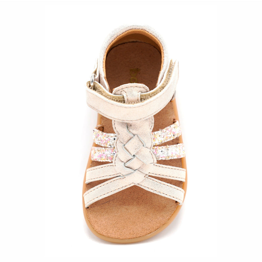 Babybotte Barefoot Tourbillon Velcros Ivoire