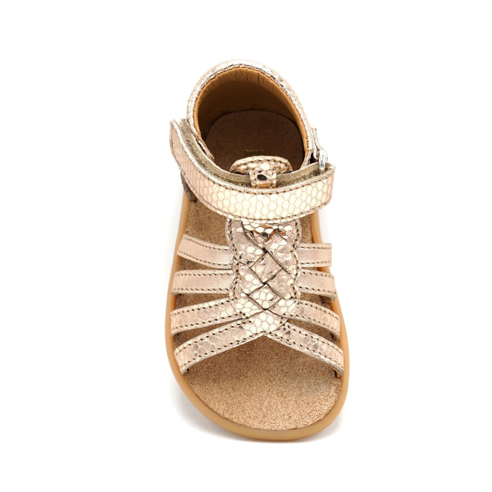 Babybotte Barefoot Tourbillon Velcros Rose