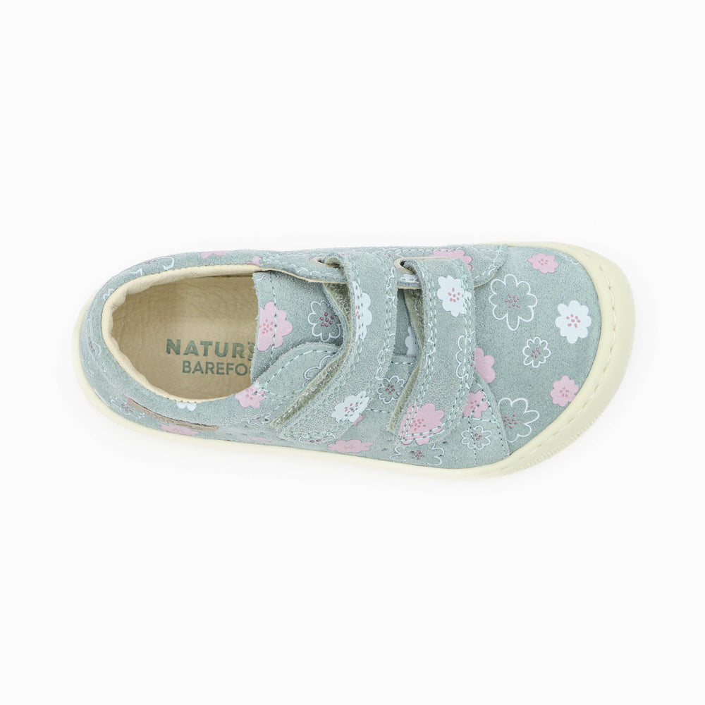 Naturino Barefoot Rabir Velcros Luchy Daisies Sage