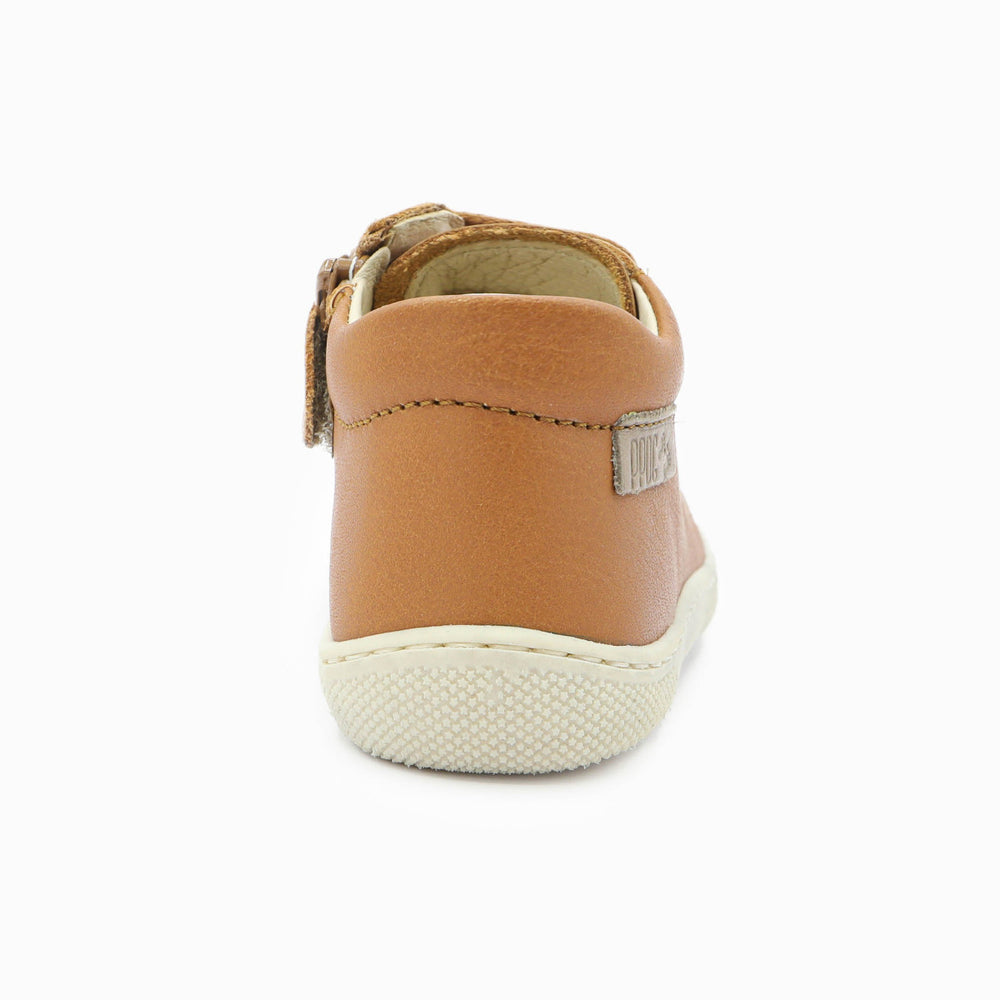 Naturino Barefoot Orec con cremallera Honey coñac