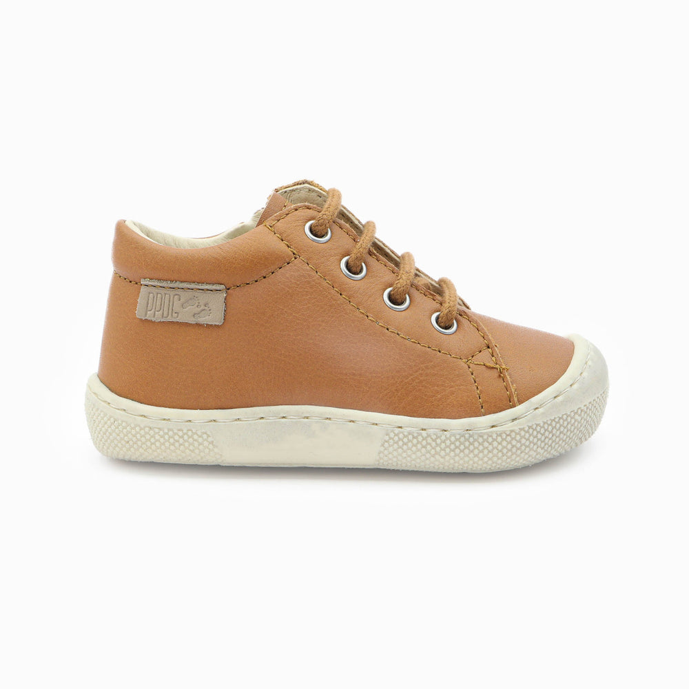 Naturino Barefoot Orec con cremallera Honey coñac