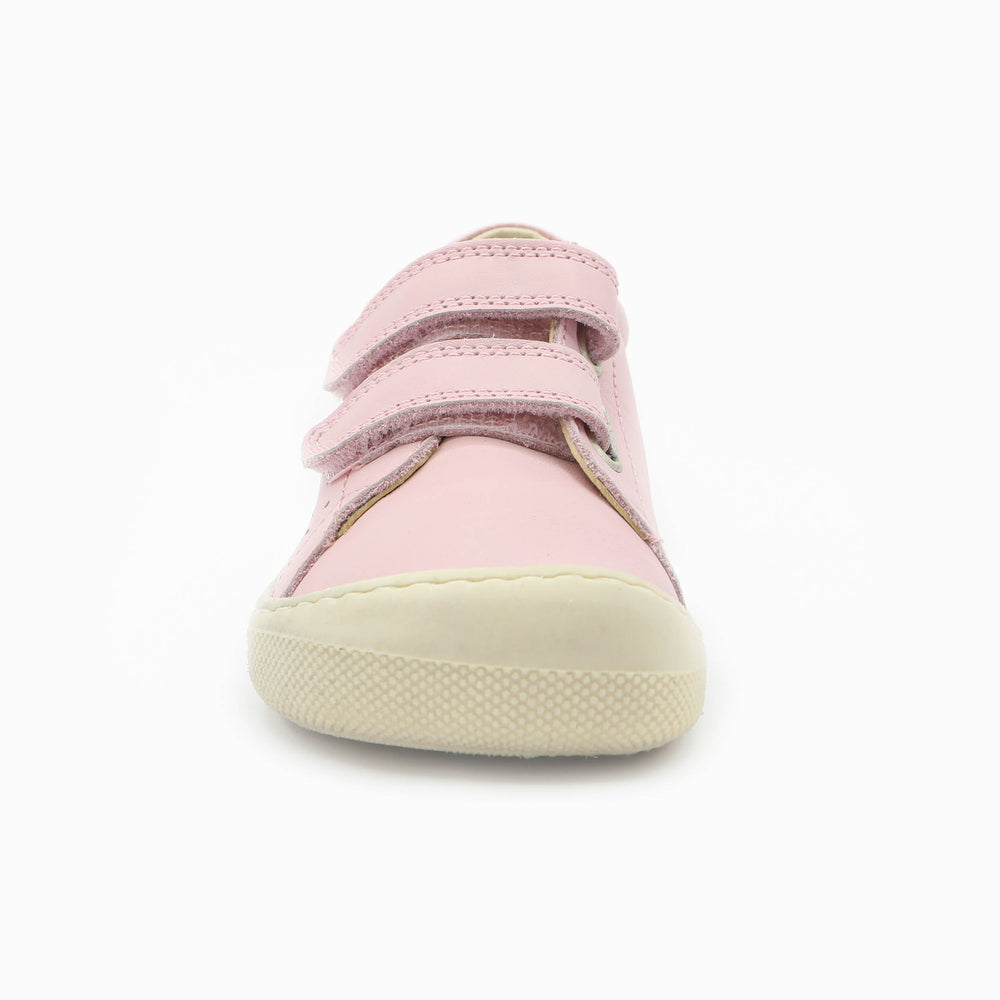 Naturino Barefoot Rabir con velcros rosa hueso