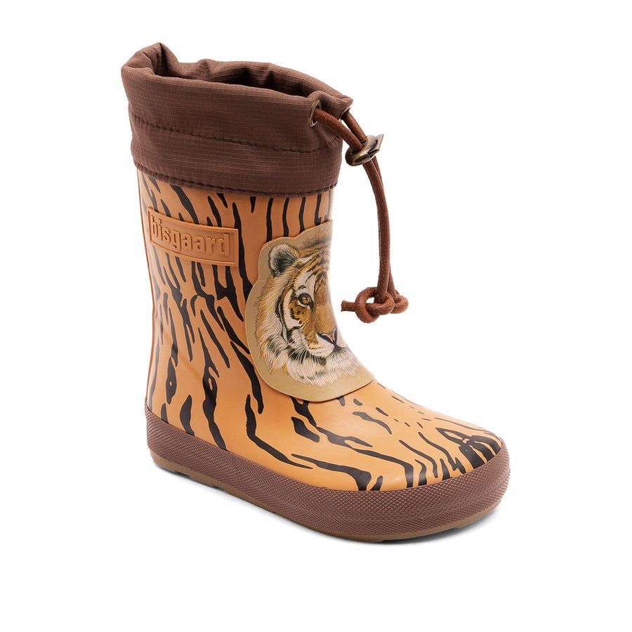 Botas de goma altas térmicas Bisgaard Barefoot con tigre